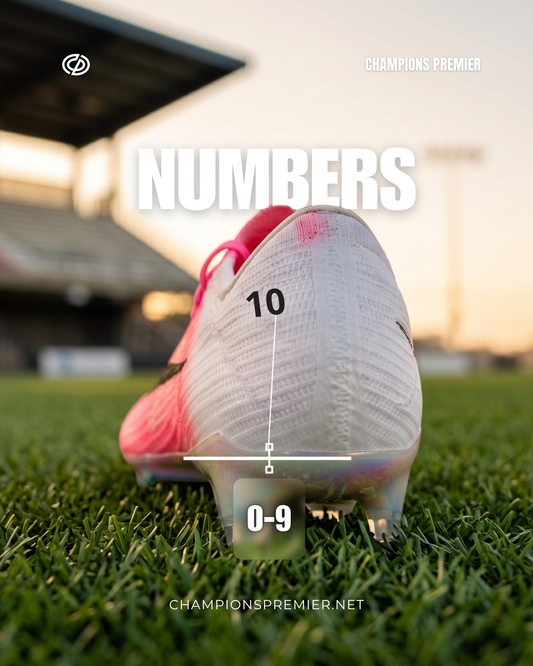 Cleat Stickers | Numbers